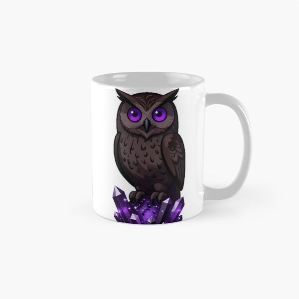 Item preview, Owl Amethyst Crystal designed and sold by IllumeInk.