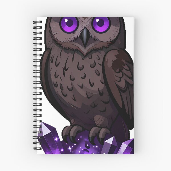 Item preview, Owl Amethyst Crystal designed and sold by IllumeInk.