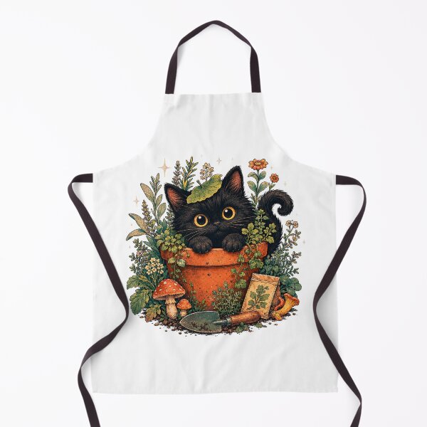 Item preview, Midnight Garden Cat designed and sold by madkeenoff.