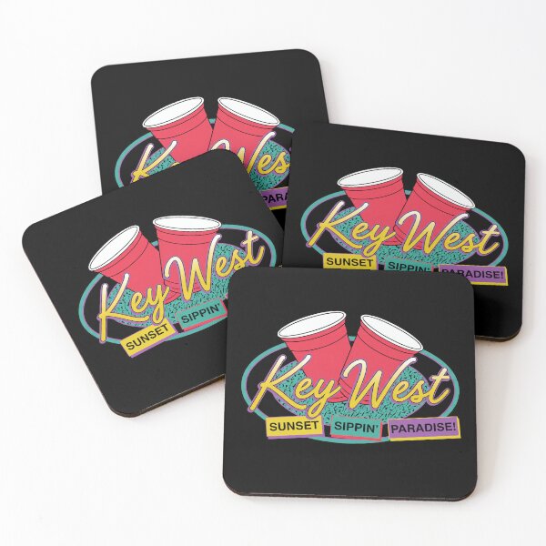 Item preview, 1990s Retro Key West Sunset Sippin Paradise  designed and sold by Milasneeze.