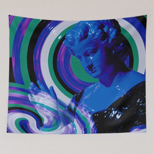 Item preview, Psychedelic Blue Muse in Motion designed and sold by bubblegoth.