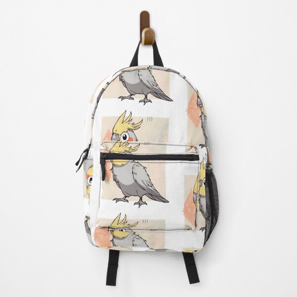 Item preview, Cute Cockatiel Sticker | Kawaii Cockatiel Bird Illustration | Pet Parrot Art designed and sold by dreamz-world.
