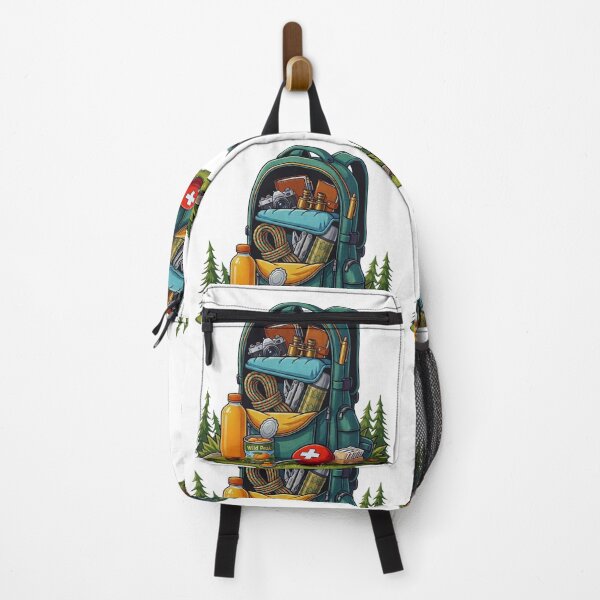 Item preview, Adventure Backpack Camping Illustration designed and sold by GabeMountainArt.