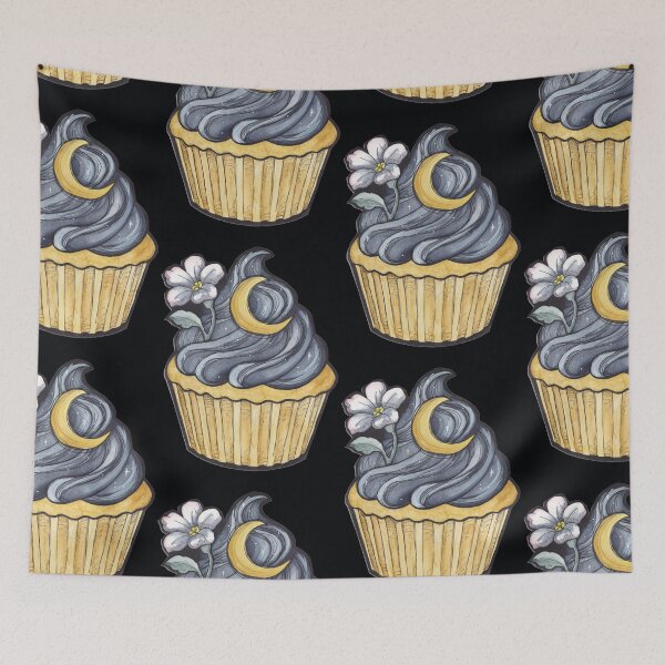 Item preview, Cupcake Moowoven with Moon and Stars designed and sold by Darkfully-Done.