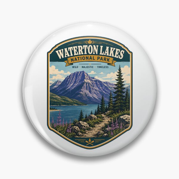 Item preview, Waterton Lakes National Park Wild Majestic Timeless National Park Travel Explorer designed and sold by Simsimah26Parks.