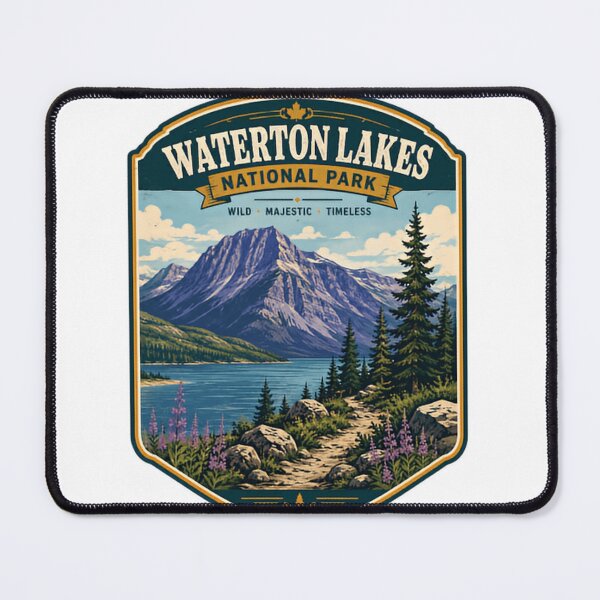 Item preview, Waterton Lakes National Park Wild Majestic Timeless National Park Travel Explorer designed and sold by Simsimah26Parks.