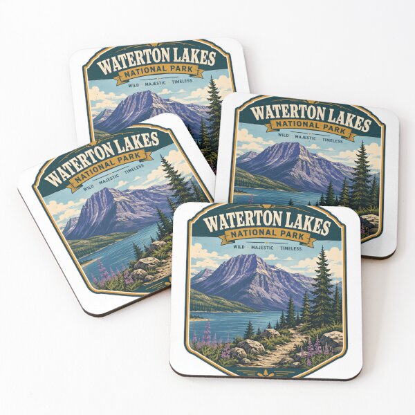 Item preview, Waterton Lakes National Park Wild Majestic Timeless National Park Travel Explorer designed and sold by Simsimah26Parks.