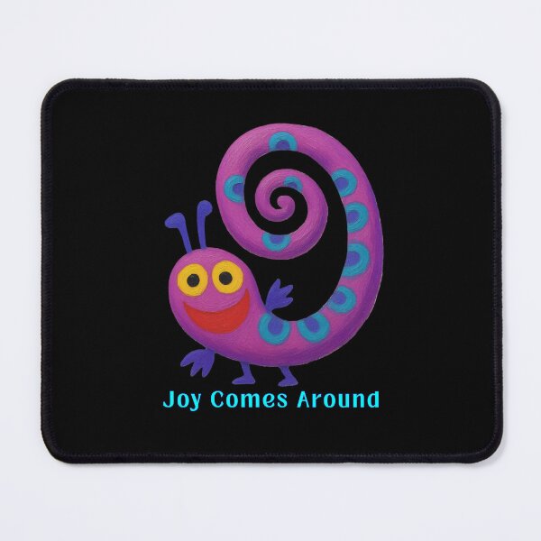 Item preview, Joy Comes Around - Cute Whimsical Spiral Creature designed and sold by PatykArt.