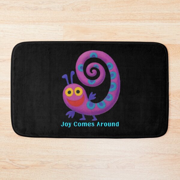 Item preview, Joy Comes Around - Cute Whimsical Spiral Creature designed and sold by PatykArt.
