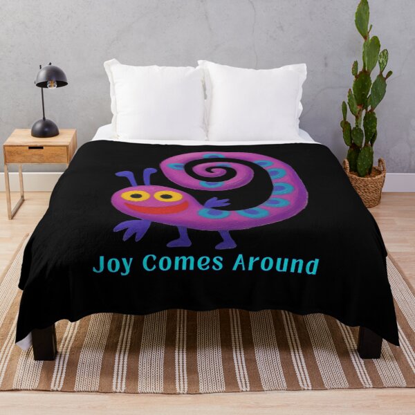 Item preview, Joy Comes Around - Cute Whimsical Spiral Creature designed and sold by PatykArt.