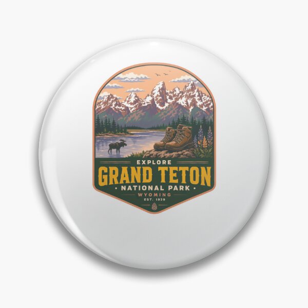 Item preview, Explore Grand Teton National Park Wyoming Est 1929 National Parks Hiking Outdoors Travel designed and sold by Simsimah26Parks.