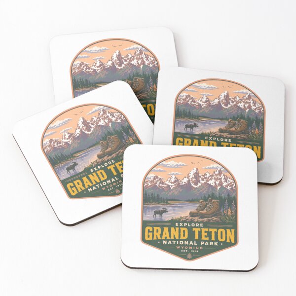Item preview, Explore Grand Teton National Park Wyoming Est 1929 National Parks Hiking Outdoors Travel designed and sold by Simsimah26Parks.