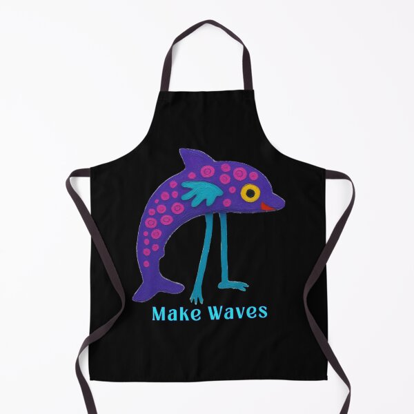 Item preview, Make Waves - Cute Whimsical Dolphin designed and sold by PatykArt.