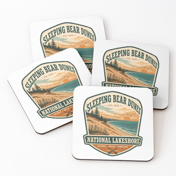 Item preview, Sleeping Bear Dunes Est 1970 National Lakeshore Scenic Wild Timeless Michigan National Park Travel Souvenir designed and sold by Simsimah26Parks.