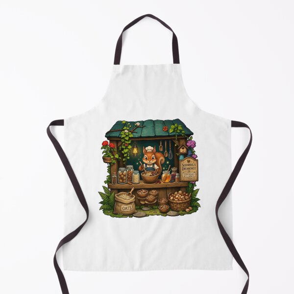 Item preview, Squirrel's Breakfast Co. | Woodland Granola Stand | Cottagecore Forest Breakfast | Cozy Squirrel Kitchen designed and sold by MrDev.