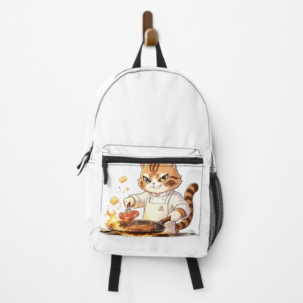 Item preview, The Flame Master - Cute Felis Nigripes Steak Chef designed and sold by ABYSSLAB.