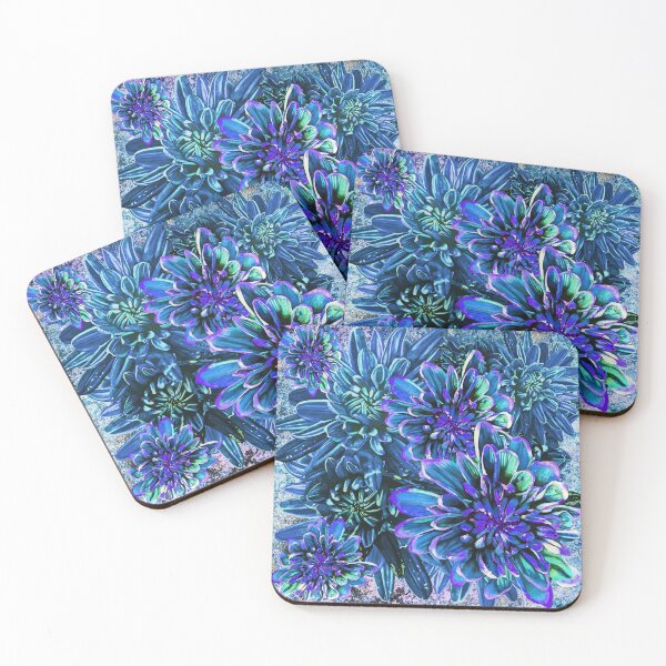 Item preview, Light Blue Chrysanthemums Background 1 designed and sold by nastiaart.