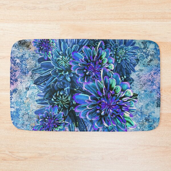 Item preview, Light Blue Chrysanthemums Background 1 designed and sold by nastiaart.