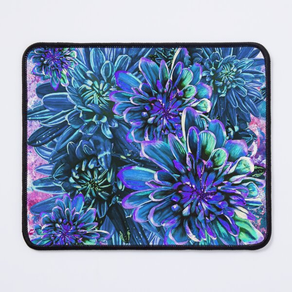 Item preview, Light Blue Chrysanthemums Background 2 designed and sold by nastiaart.
