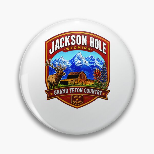 Item preview, Jackson Hole Wyoming Grand Teton Country Wild Scenic National Park Travel Souvenir designed and sold by Simsimah26Parks.