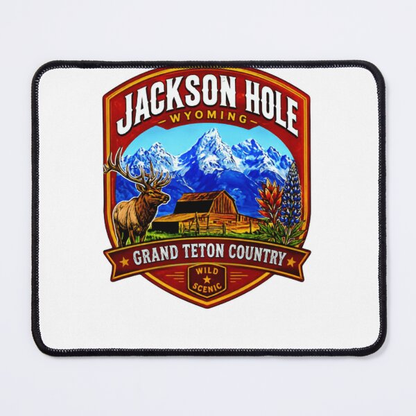 Item preview, Jackson Hole Wyoming Grand Teton Country Wild Scenic National Park Travel Souvenir designed and sold by Simsimah26Parks.