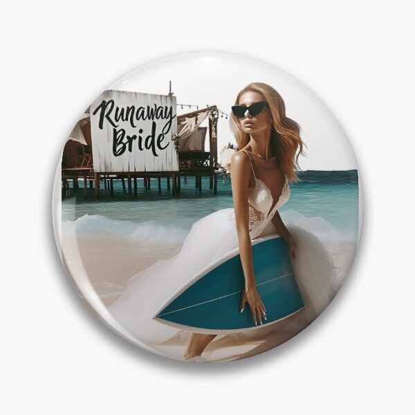 Item preview, Bachelorette Party Bride Surfboard Bungalow designed and sold by Voodoo Store Paranormal Collections.
