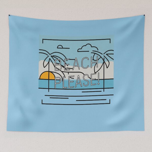 Item preview, beach, please abstract art designed and sold by  Mudikeys.