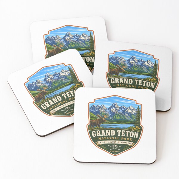 Item preview, Grand Teton National Park Wild Majestic Timeless Wyoming Travel Visitor Souvenir designed and sold by Simsimah26Parks.