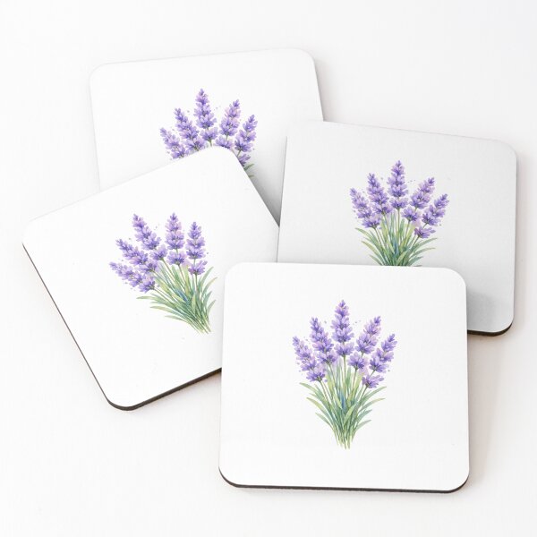 Item preview, Watercolor style lavender bouquet  designed and sold by lafataviola.
