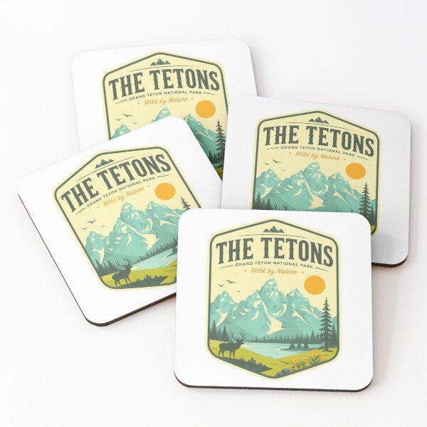 Item preview, The Tetons Grand Teton National Park Wild By Nature Travelers Hiking Camping designed and sold by Simsimah26Parks.