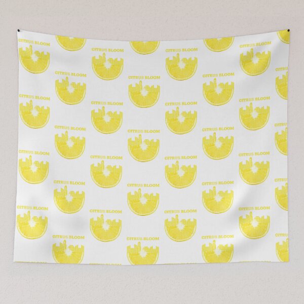 Item preview, Citrus Bloom | Lemon City Skyline Aesthetic Graphic Design designed and sold by Sondosyazanart.