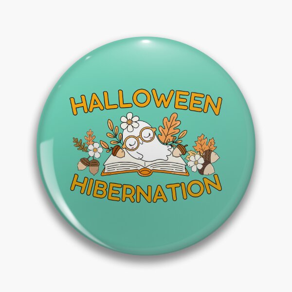 Item preview, Halloween hibernation, cute ghost sleeping on a book designed and sold by Britishdelights.