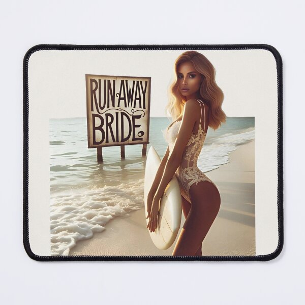 Item preview, Bachelorette Party Bride Surfboard Signboard designed and sold by Voodoo Store Paranormal Collections.