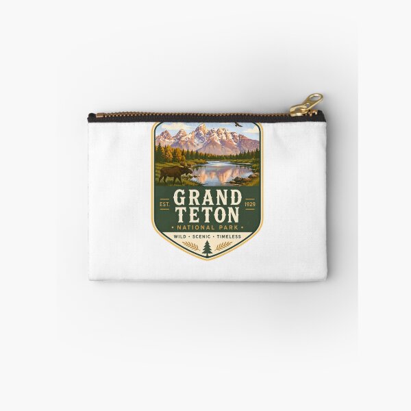 Item preview, Grand Teton National Park Est 1929 Wild Scenic Timeless Wyoming Travel Hiking Outdoors designed and sold by Simsimah26Parks.