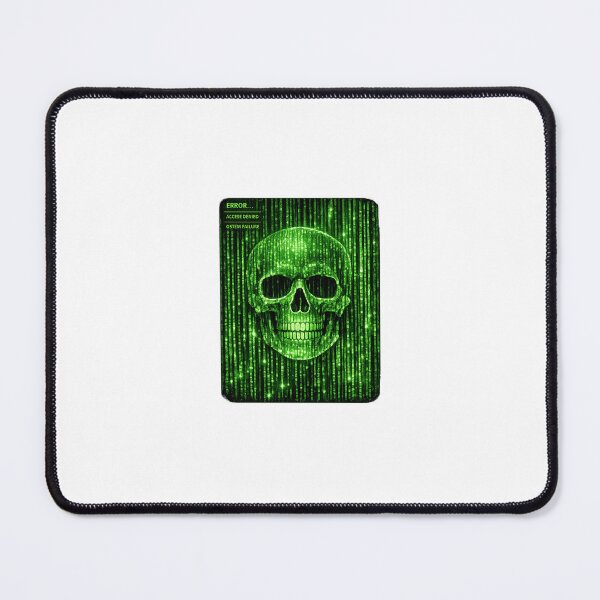 Item preview, Matrix Code Skull designed and sold by Selfique Bloom.