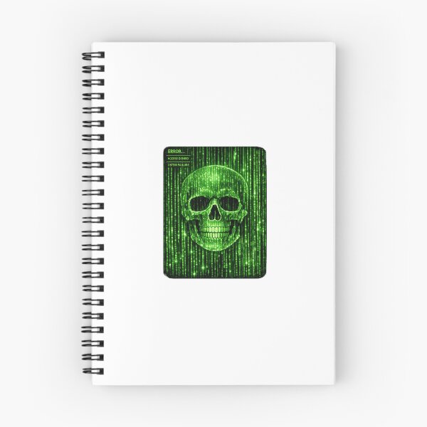 Item preview, Matrix Code Skull designed and sold by Selfique Bloom.