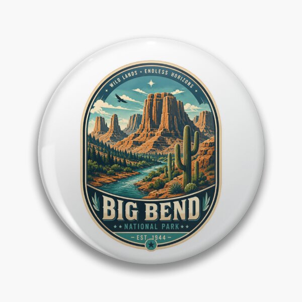 Item preview, Big Bend National Park Wild Lands Endless Horizons Texas Traveler Est 1944 designed and sold by Simsimah26Parks.