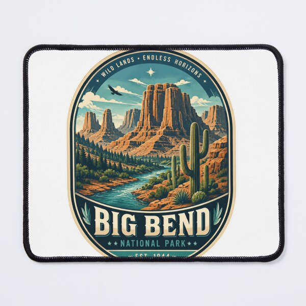 Item preview, Big Bend National Park Wild Lands Endless Horizons Texas Traveler Est 1944 designed and sold by Simsimah26Parks.