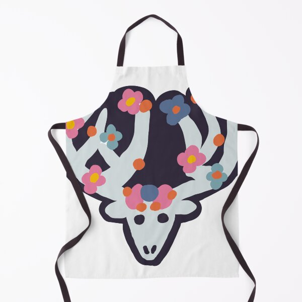 Item preview, Great Deer Skull with Flowers designed and sold by LavenderSkiesG.