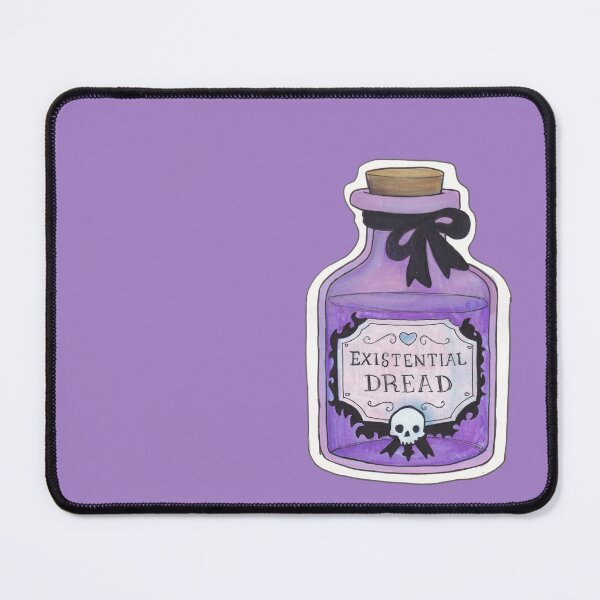 Item preview, Existential Dread Potion Bottle — Pastel Goth Funny Creepy Cute Art designed and sold by Darkfully-Done.