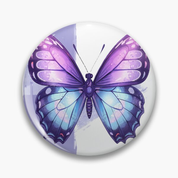 Item preview, Purple Butterfly Sticker | Galaxy Butterfly Illustration | Blue & Violet Butterfly Art | Nature Lover Gift designed and sold by dreamz-world.