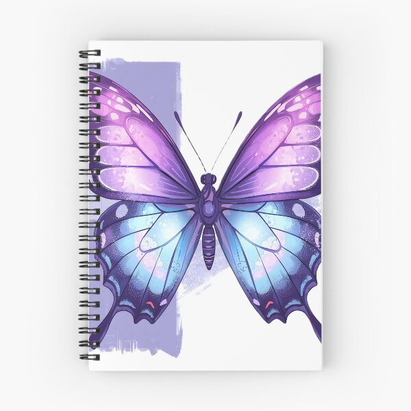 Item preview, Purple Butterfly Sticker | Galaxy Butterfly Illustration | Blue & Violet Butterfly Art | Nature Lover Gift designed and sold by dreamz-world.