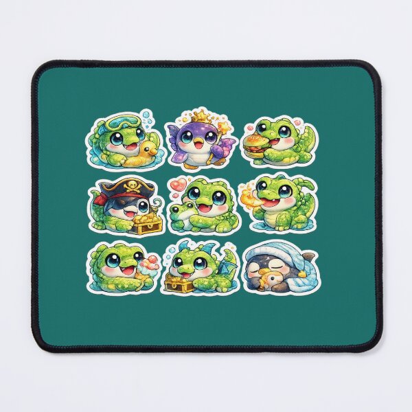 Item preview, Kawaii Crocodile Sticker designed and sold by KrishAuraa.