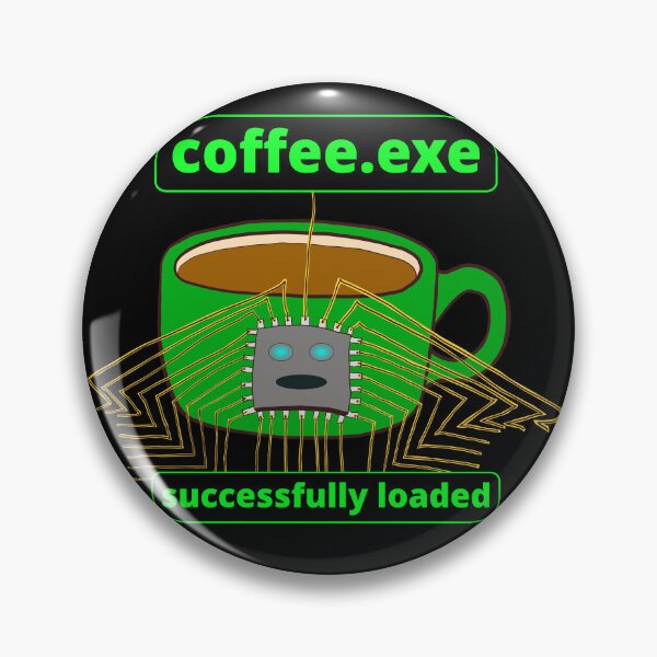 Artikelvorschau, Coffee.exe – Kaffee für Computer! entworfen und verkauft von LittleGreyMan2026.