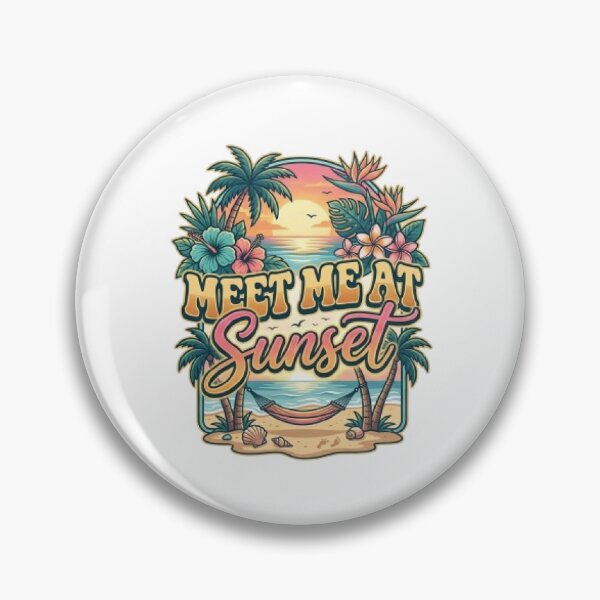 Item preview, Meet Me At Sunset Beach T-Shirt | Tropical Sunset Typography | Coastal Paradise Graphic Tee designed and sold by Faisal  Shah.
