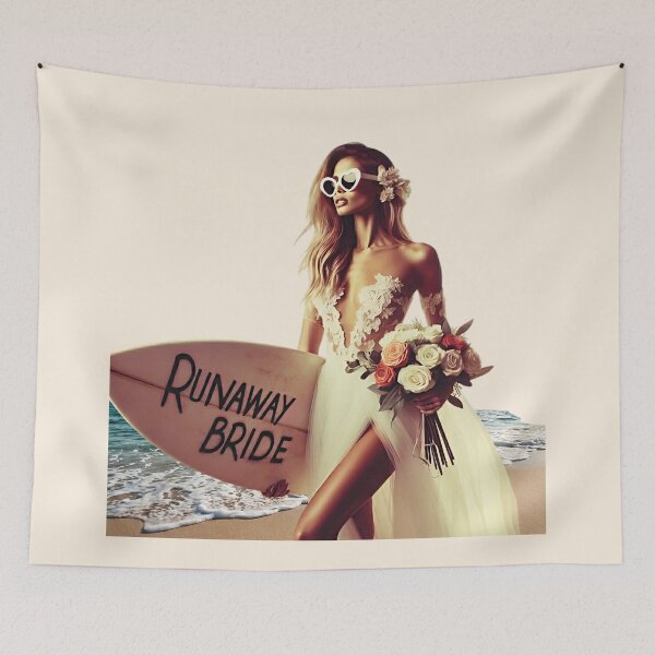 Item preview, Bachelorette Party Bride Surfboard Bouquet designed and sold by Voodoo Store Paranormal Collections.