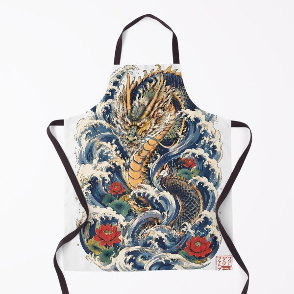 Item preview, Sea Dragon Rising Through Great Waves | Japanese Ryū Artwork designed and sold by kaxymax.