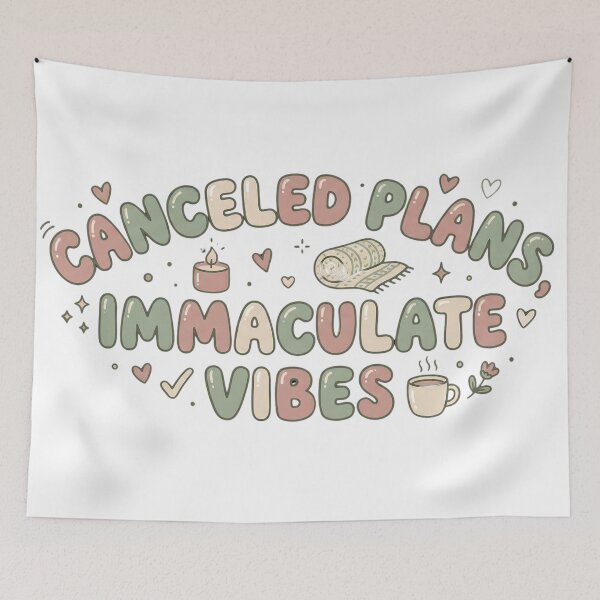 Item preview, Canceled Plans Immaculate Vibes Cozy Introvert designed and sold by uchidaarts.