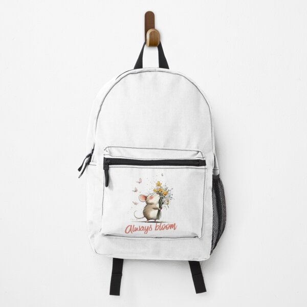 Item preview, Always Bloom Cute Mouse Botanical Wildflower Art designed and sold by CleanDecor.