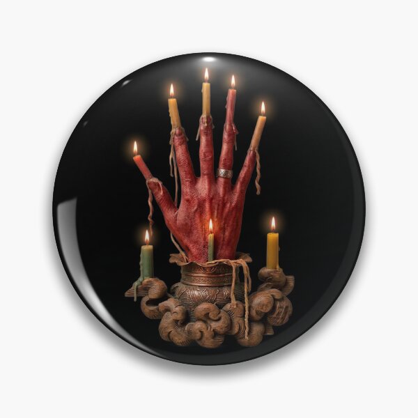 Item preview, Witchcraft Red Hand Candles Black Magic designed and sold by darudcraft.